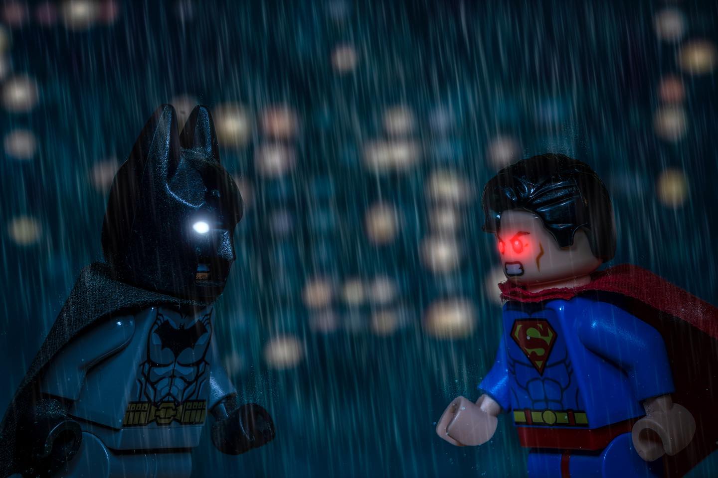 Batman vs superman. Been wanting to do this for a while!