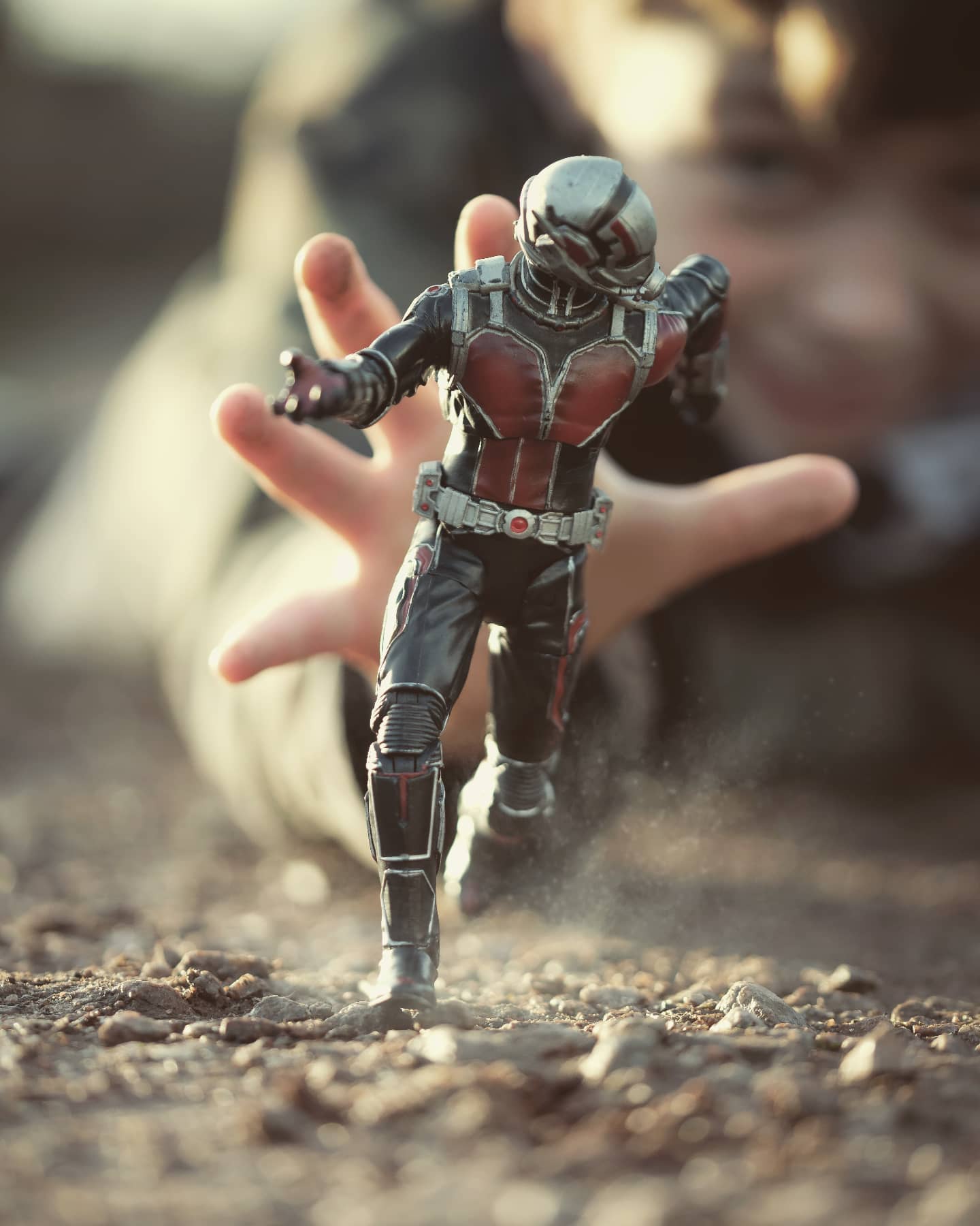 "Damn it Hank, why won't the Pym particles work......I'm about to be caught!"