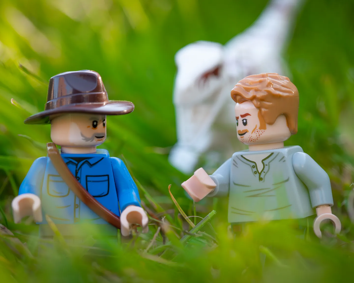 "I'm telling ya Alan, I've got a sixth sense for when dinos are nearby, we have nothing to worry about...if on