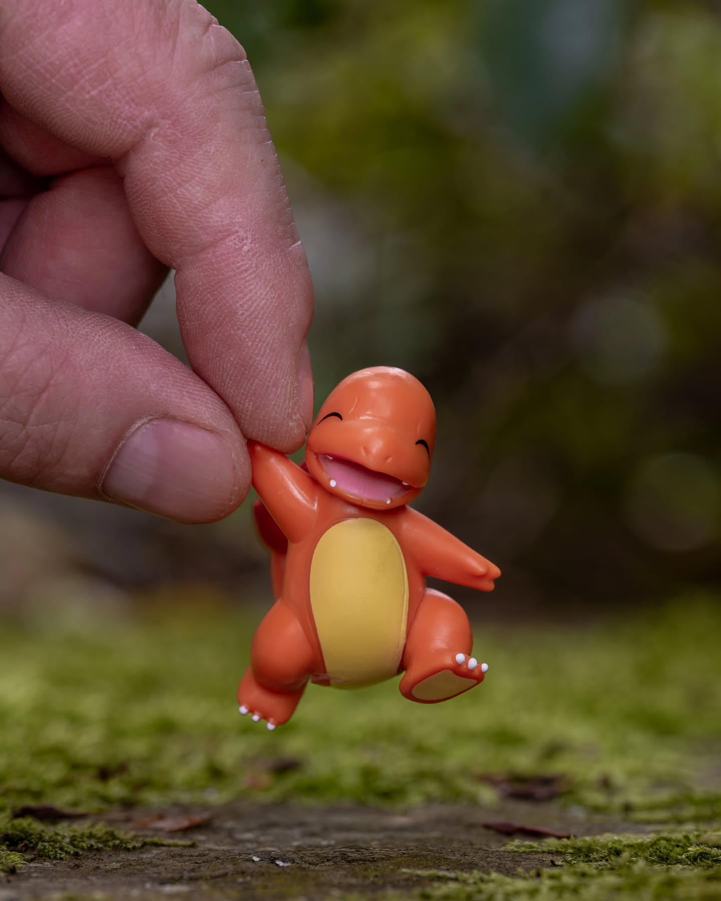 Nothing to see here, just taking my charmander for a walk!