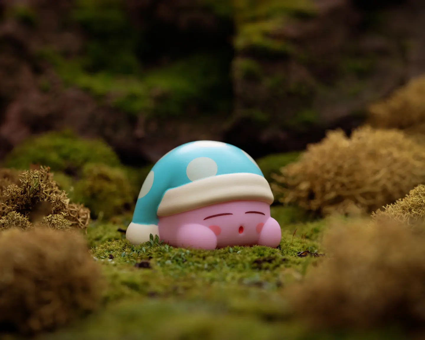 Shhhhh don't wake Kirby up!
