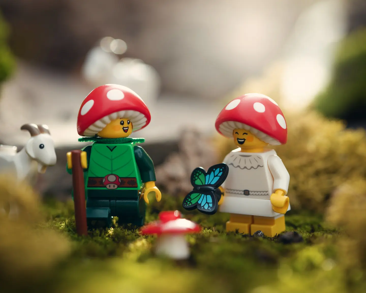 Mushroom girl has found a friend. Can you spot an Easter egg as to whom her friend may be associated with?