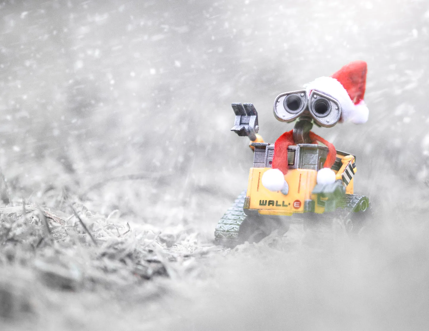 'Tis the season!! Are we all getting in the festive spirit? Wall-e is that's for sure!!