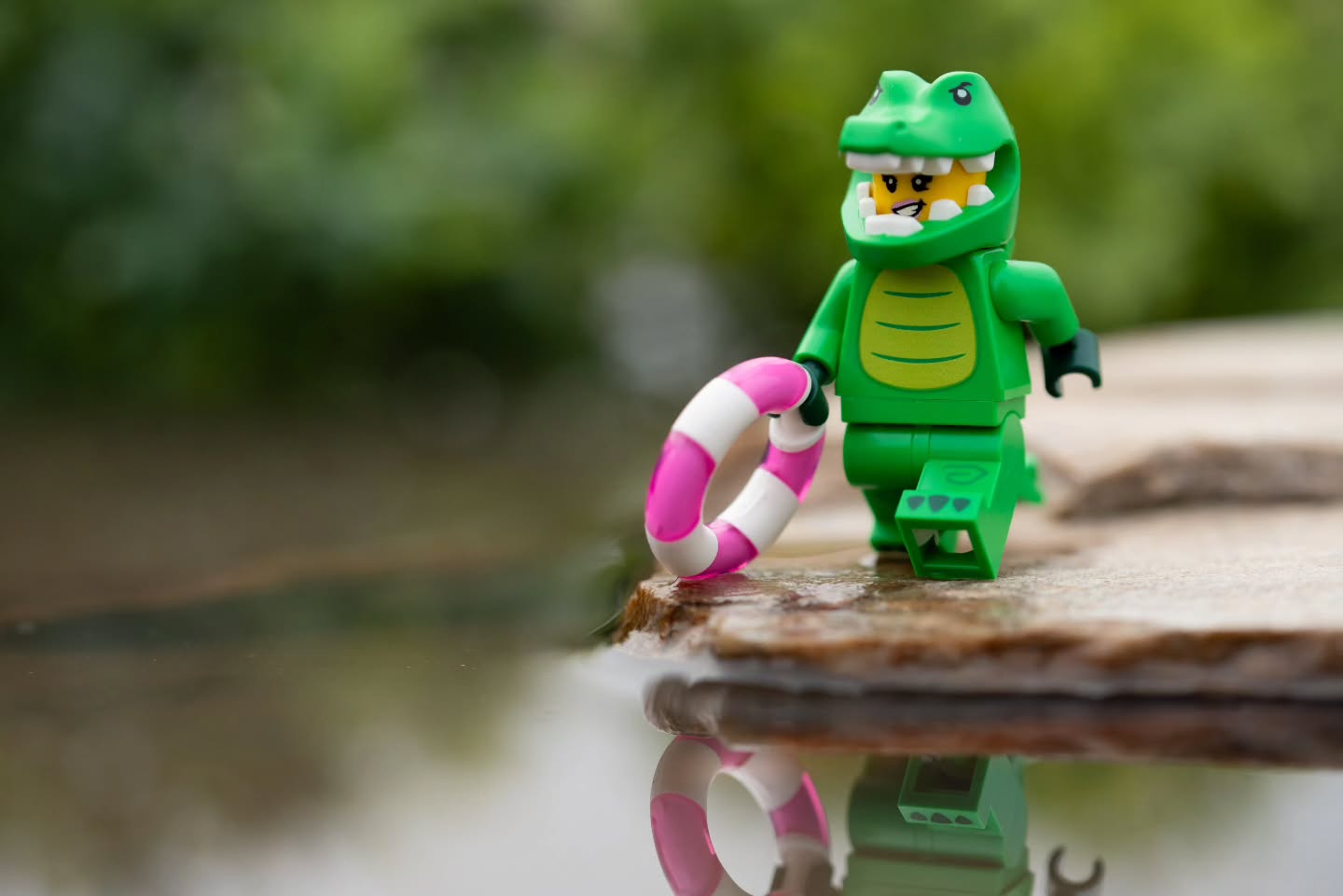 "It is only safe to mock a crocodile when you have crossed the river"