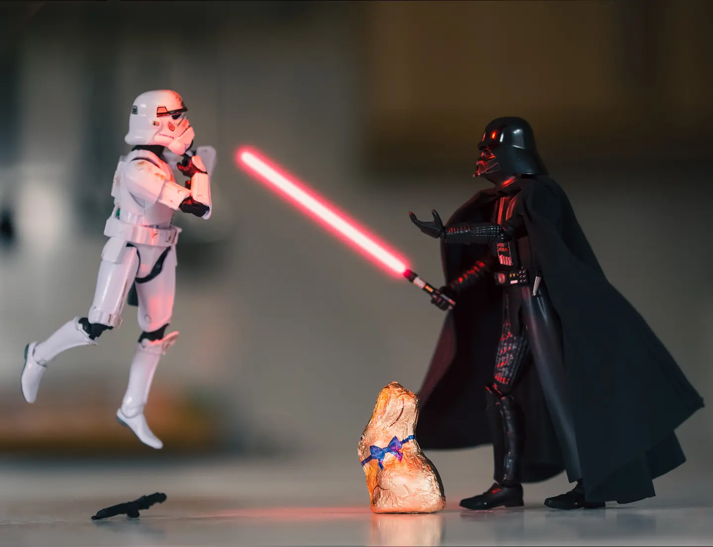 "OK, OK.....your the only lord I should worship and yes take the damn chocolate!!"