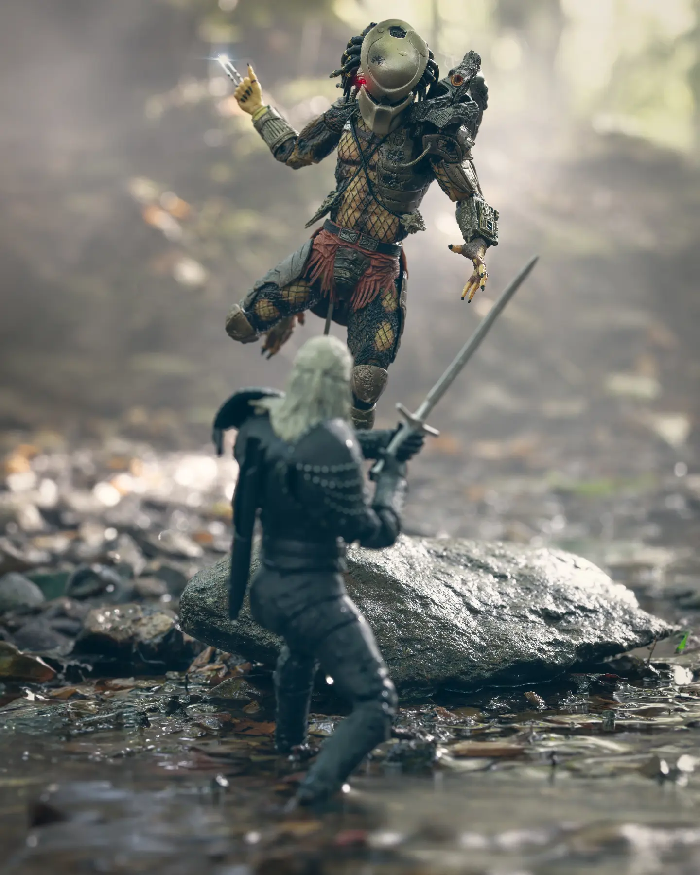 Both predators, both killers......who you got your money on? Geralt or the predator?