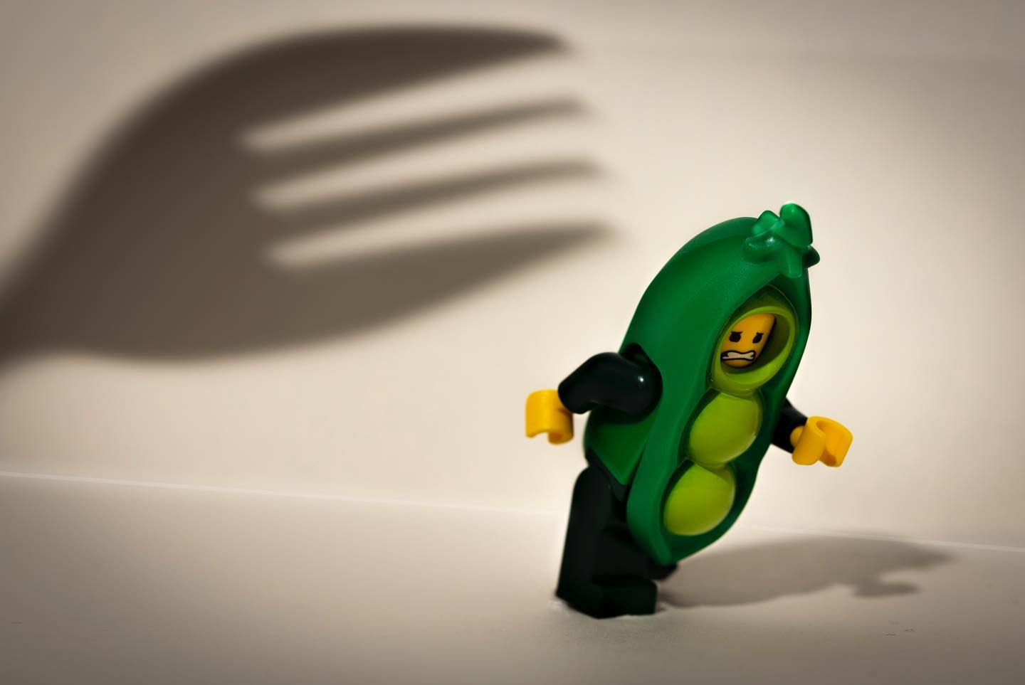 What’s this pea so afraid of? · 2