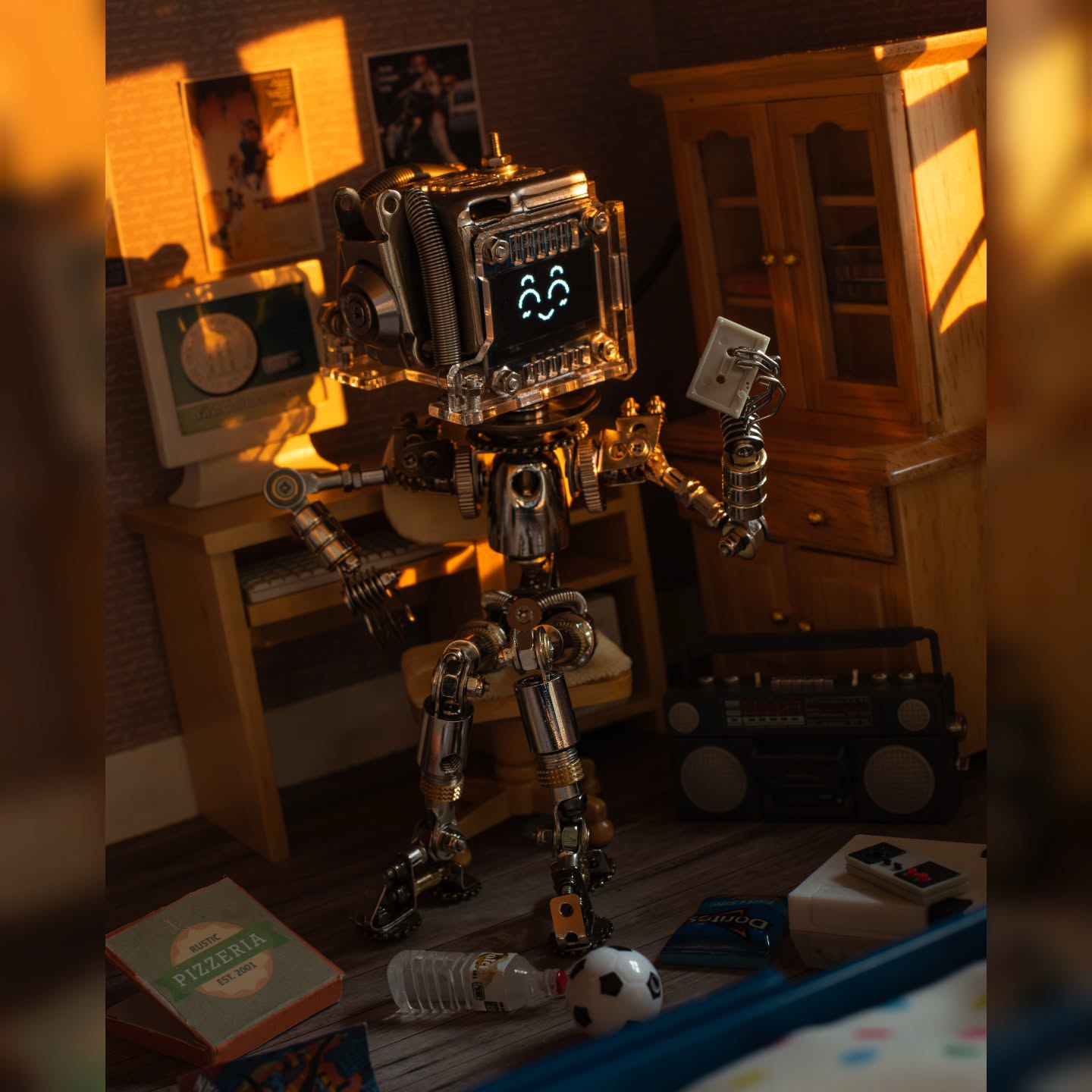 It is with great pleasure I share with you some images of the fantastic 'Moodbot' robot build from