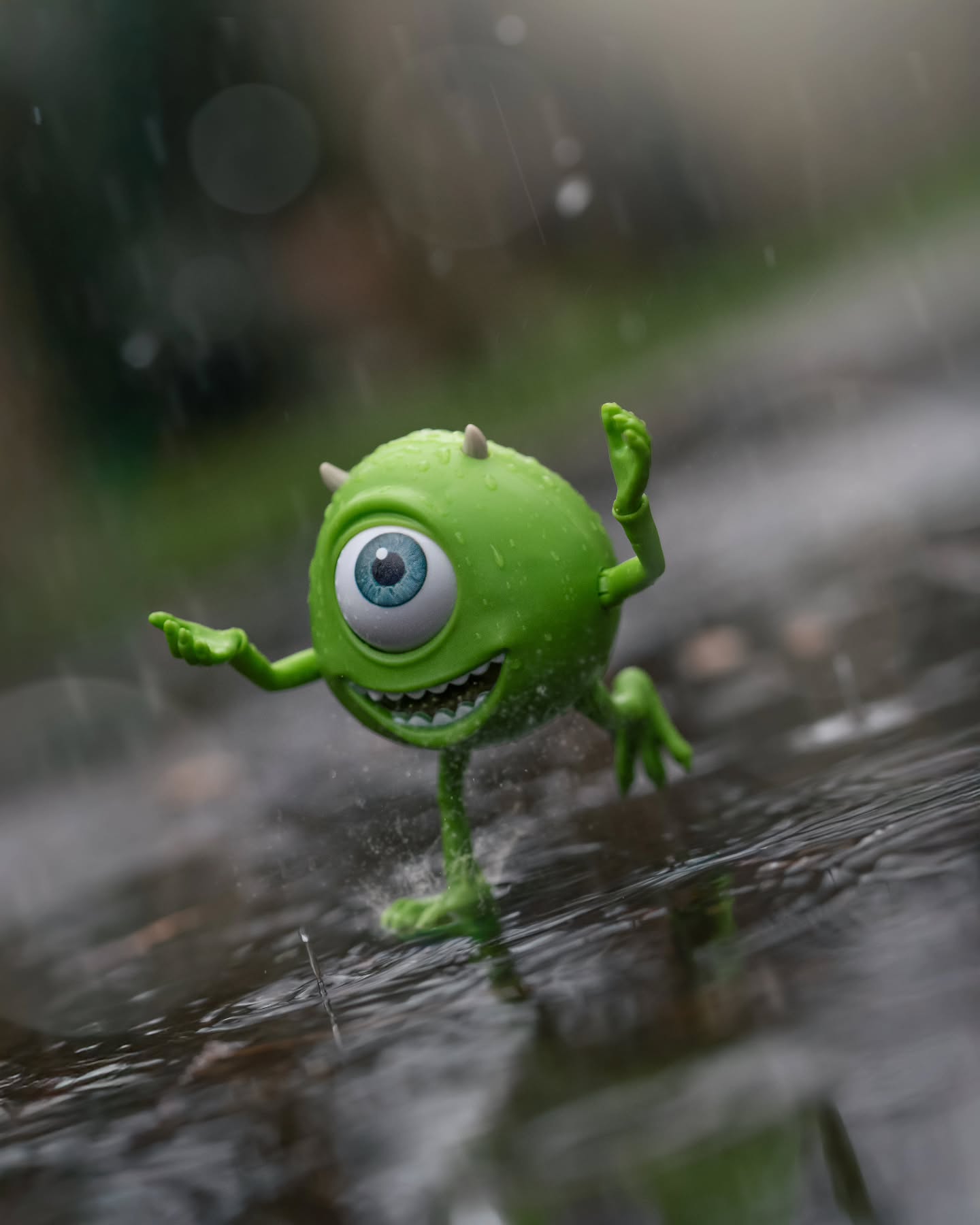 "Life isn't about waiting for the storm to pass, it's about learning how to dance in the rain,"