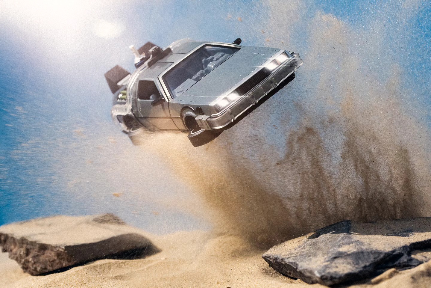 "Roads? Where we're going we don't need roads."