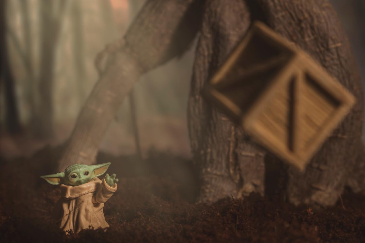 Grogu is currently hard at training! Does he miss the mandalorean?