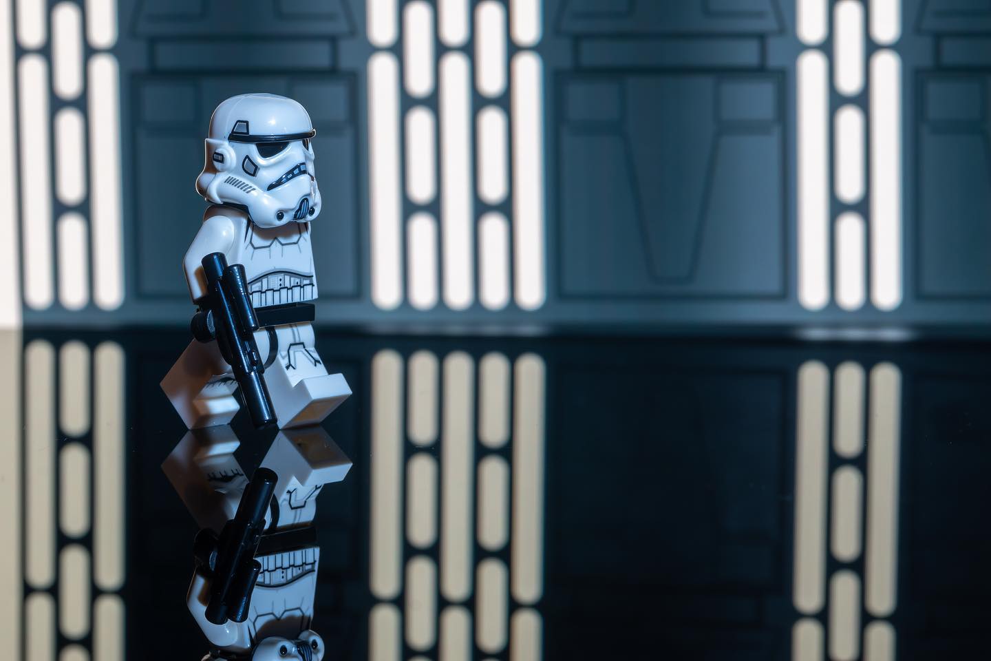 Stormtrooper walking the perimeter