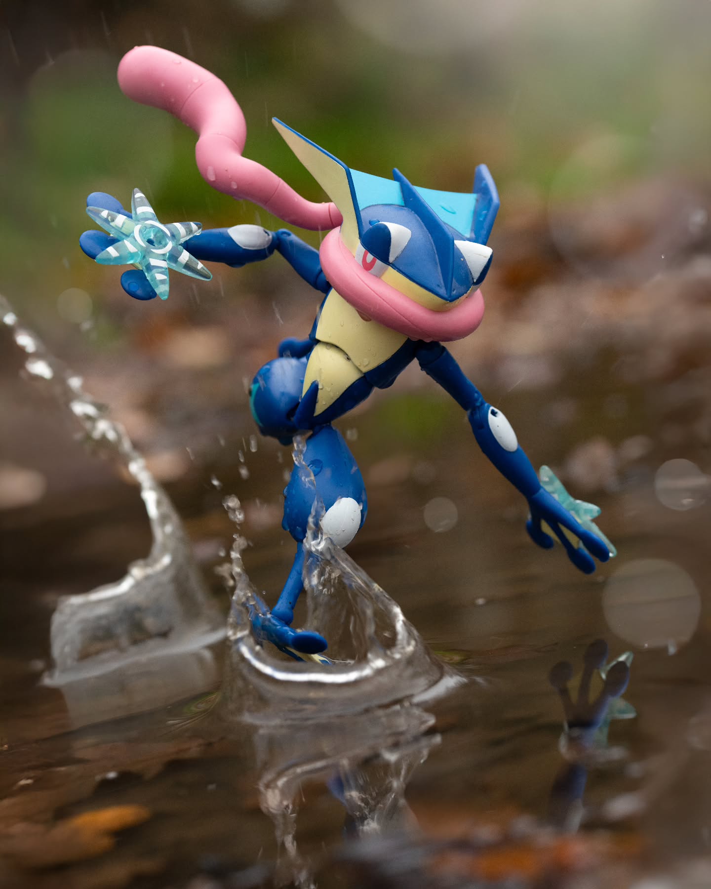 Greninja is a Water/Dark-type Pokémon that was owned by Ash and was the first Pokémon he obtained in the Kalos