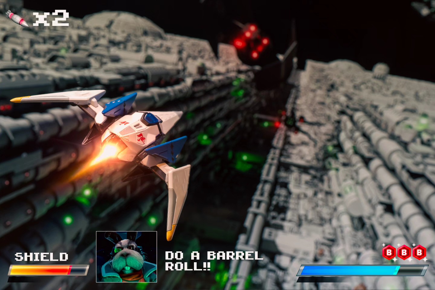 "Do a barrel roll!!" (Scroll for BTS video)