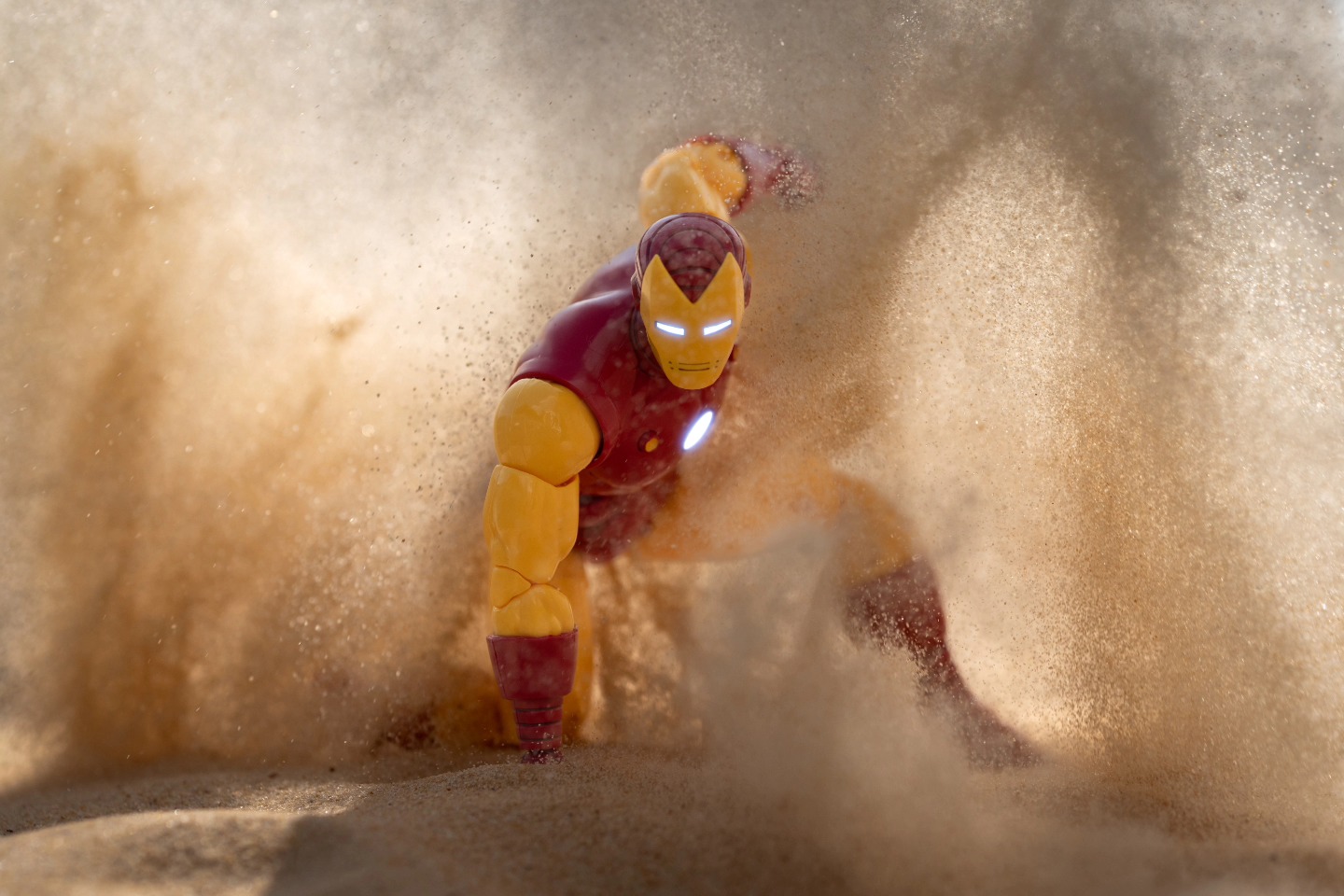 "My knees really can't take these landings no more Jarvis!!"