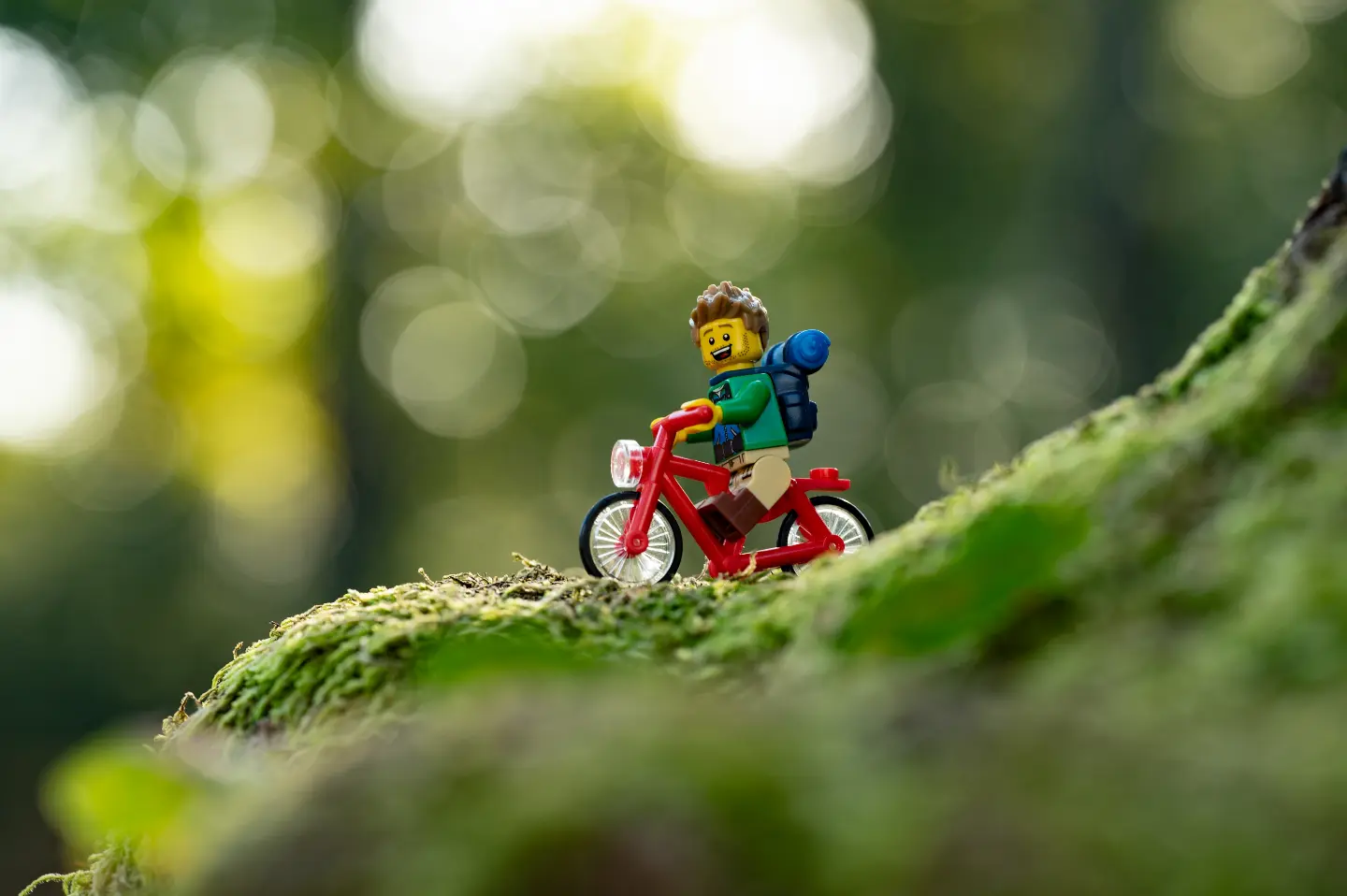 "Life is like riding a bicycle.