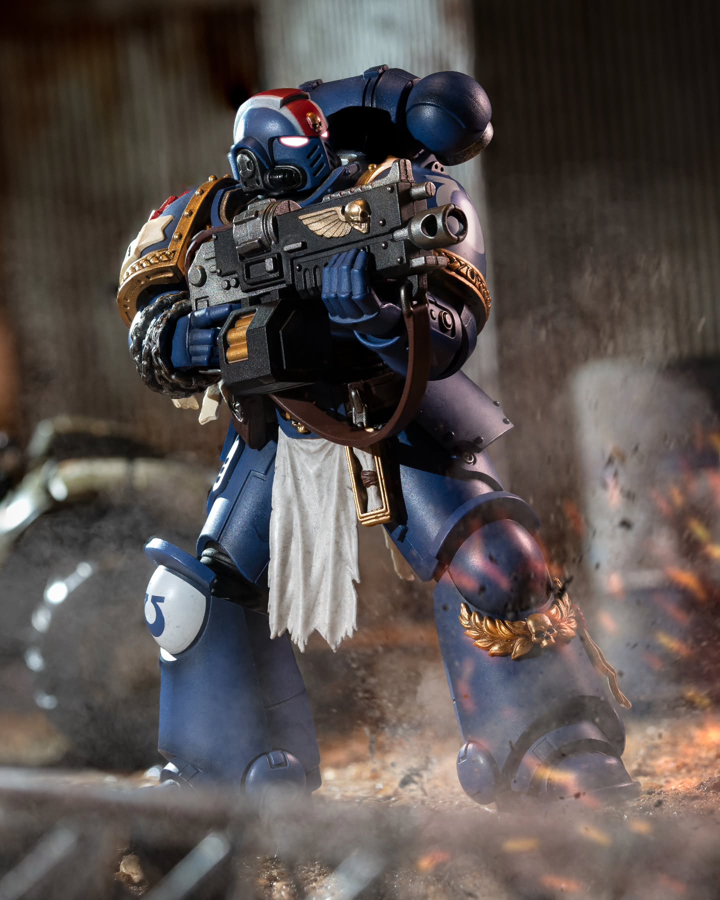 "In the grim darkness of the far future, there is only war,"