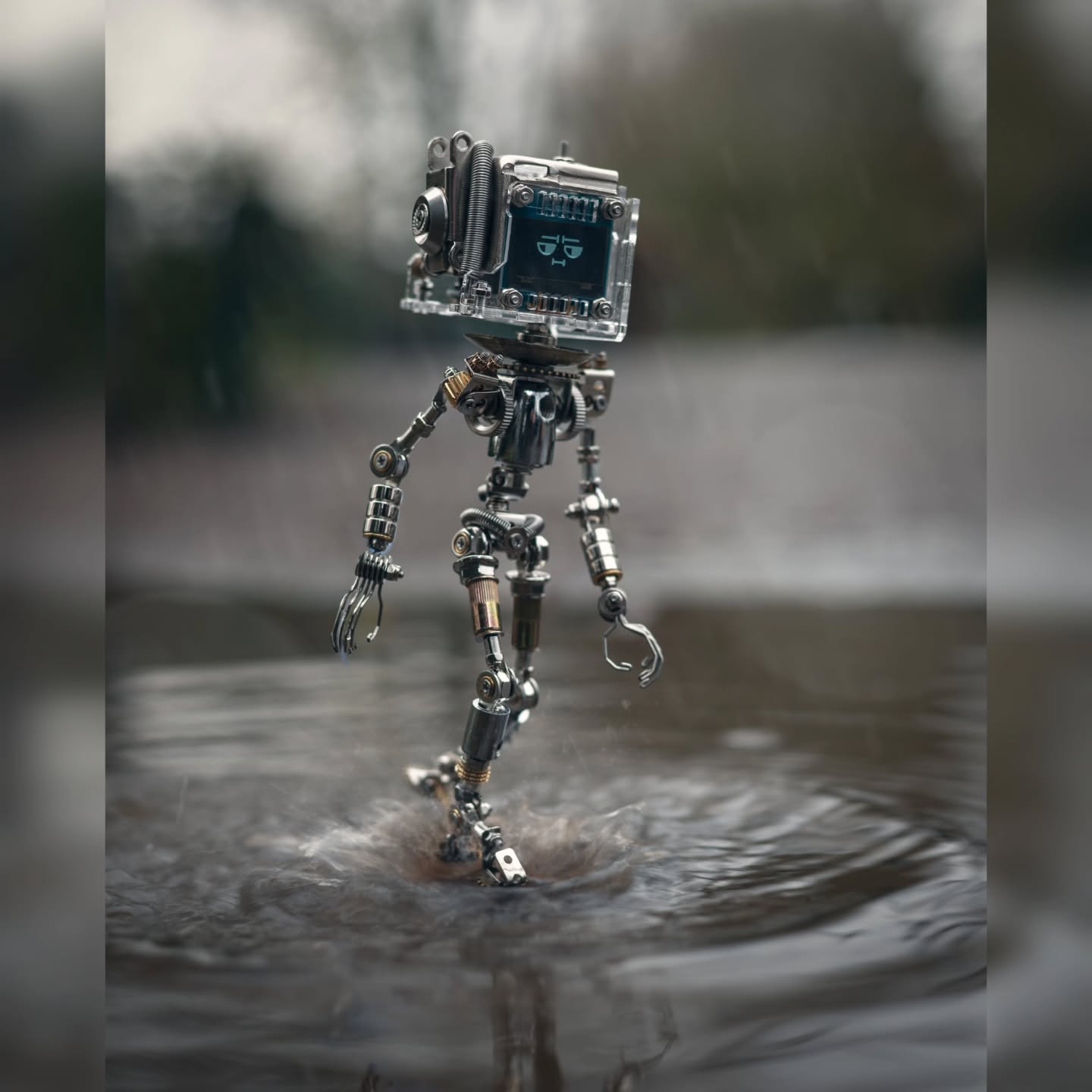 It is with great pleasure I share with you some images of the fantastic 'Moodbot' robot build from · 2