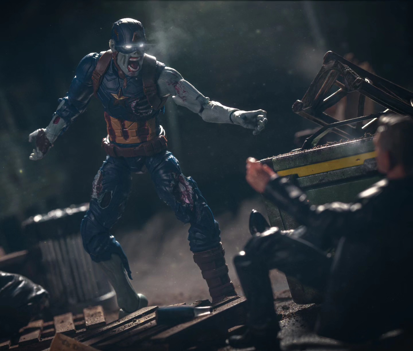 Cap isn't quite feeling himself! Throwback pic from beginning of the year. Thought it would be more suited thi