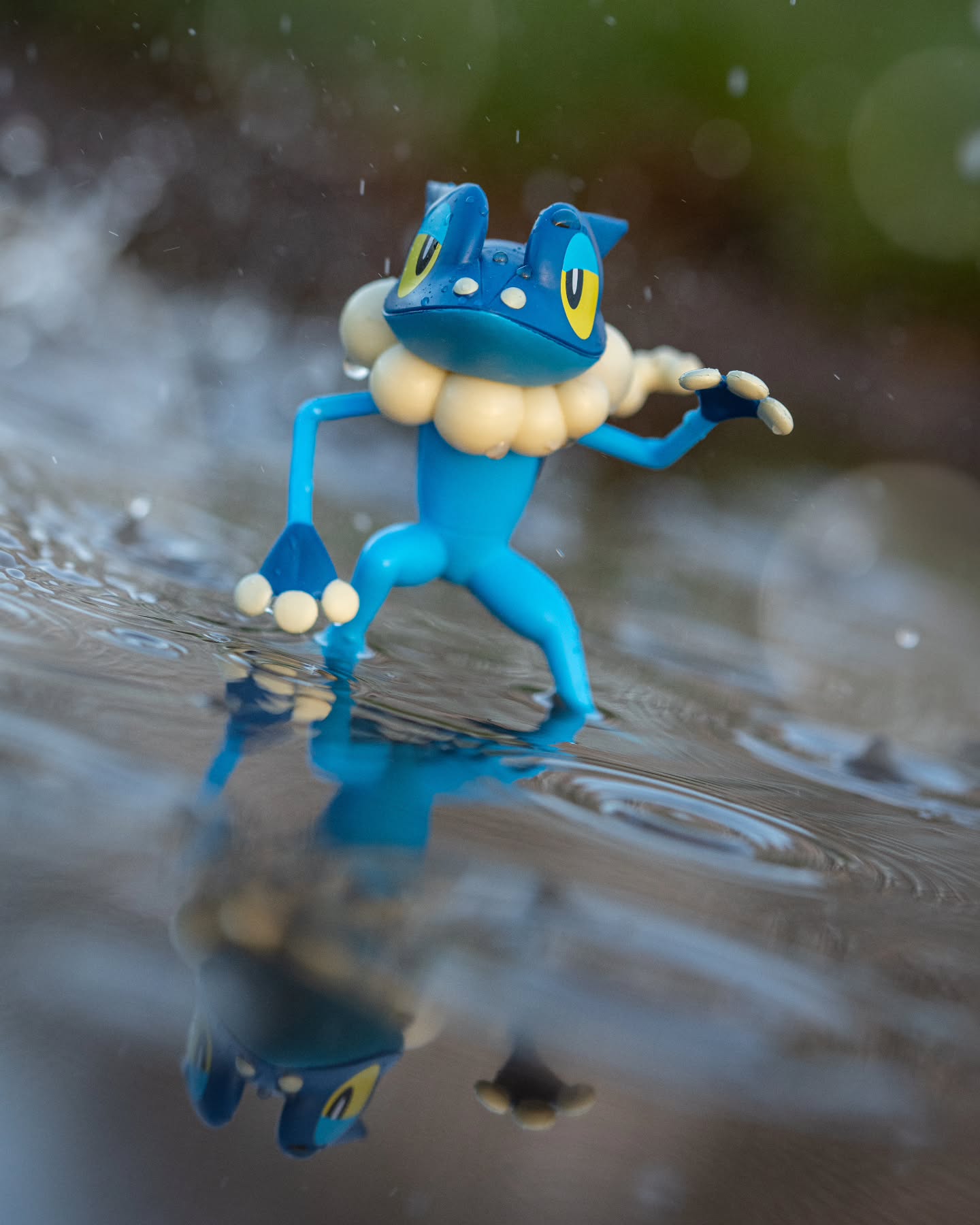 Frogadier (No. 657) is a Water-type Pokémon known for its incredible speed and agility, capable of scaling sky