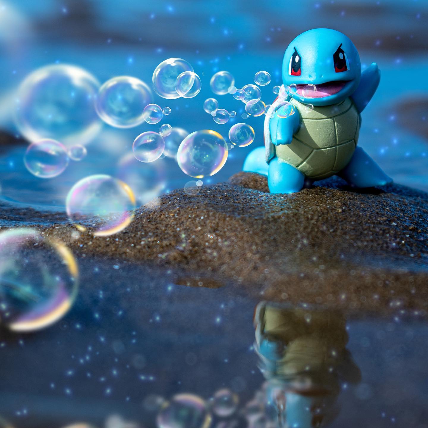 SQUIRTLE..... use bubble attack!!!