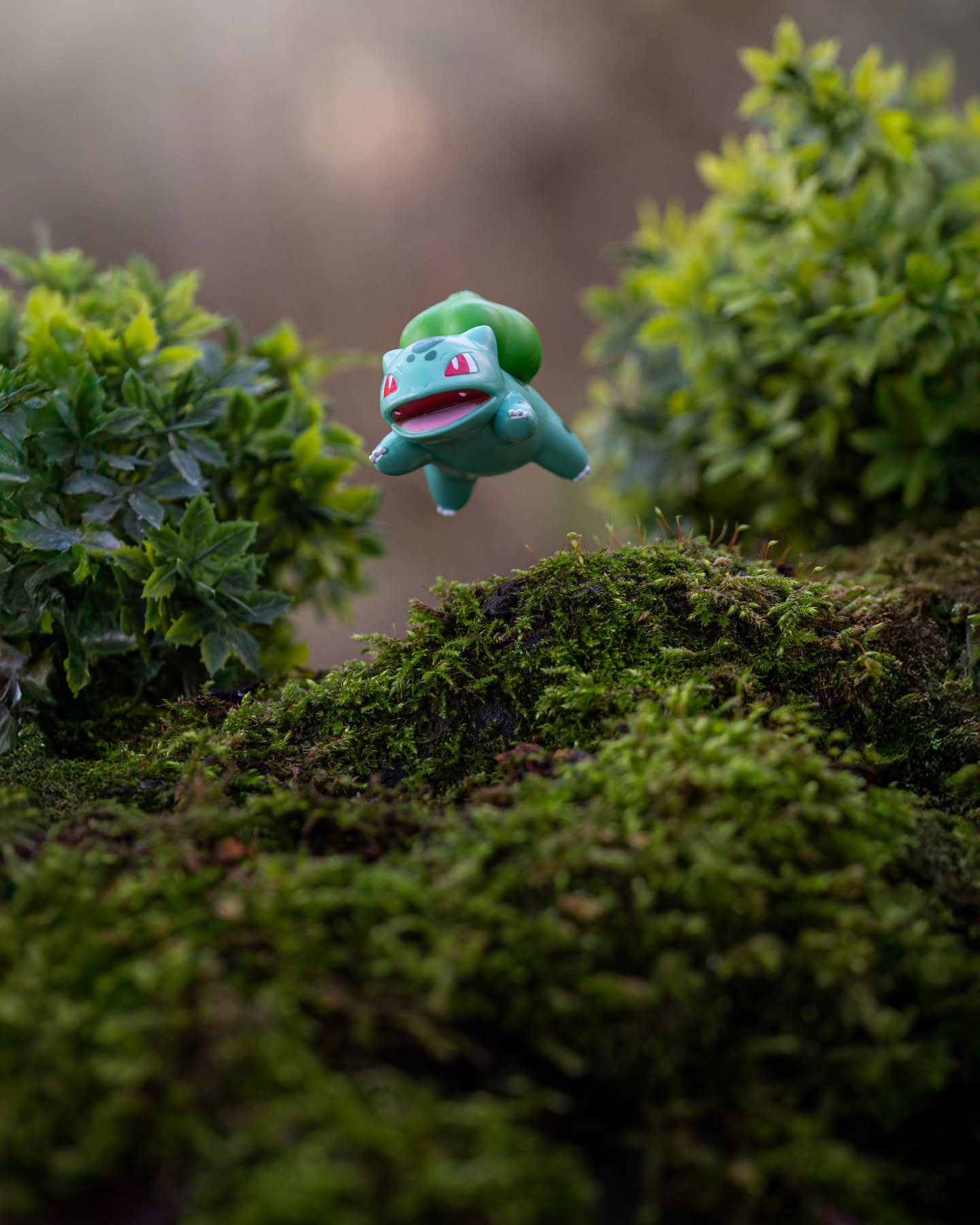 For some time after its birth, Bulbasaur uses the nutrients that are packed into the seed on its back in order