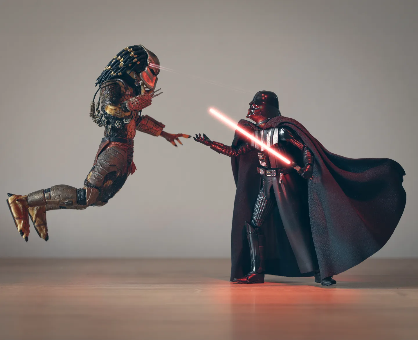 It appears Vader has the upper hand but Vader doesn't know what those 3 little dots do!