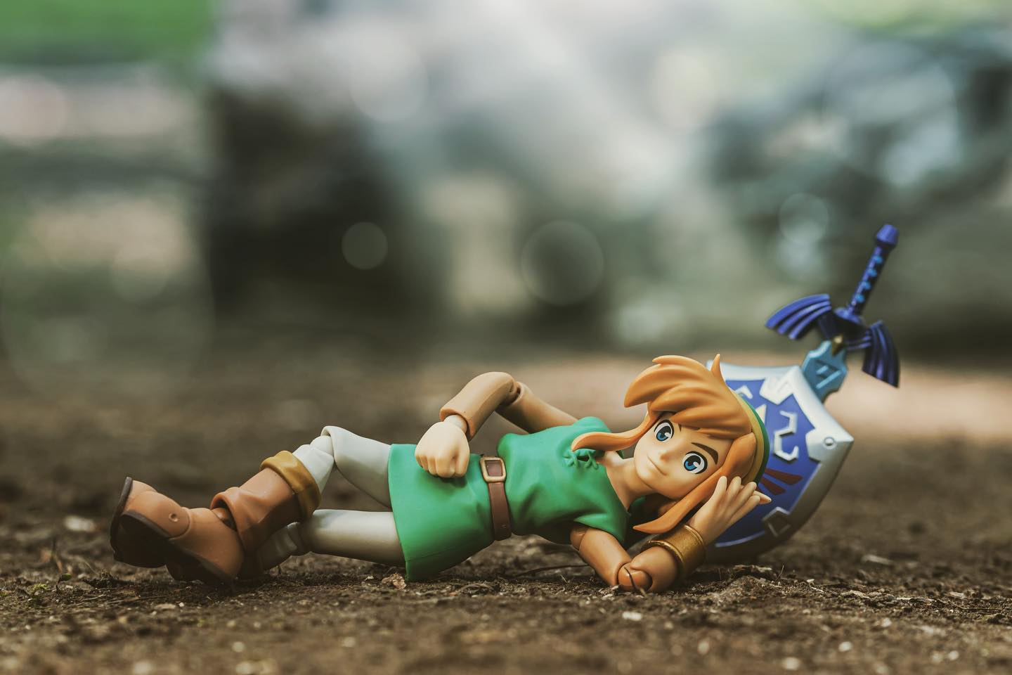Link’s taking a well deserved break before his next big adventure!!