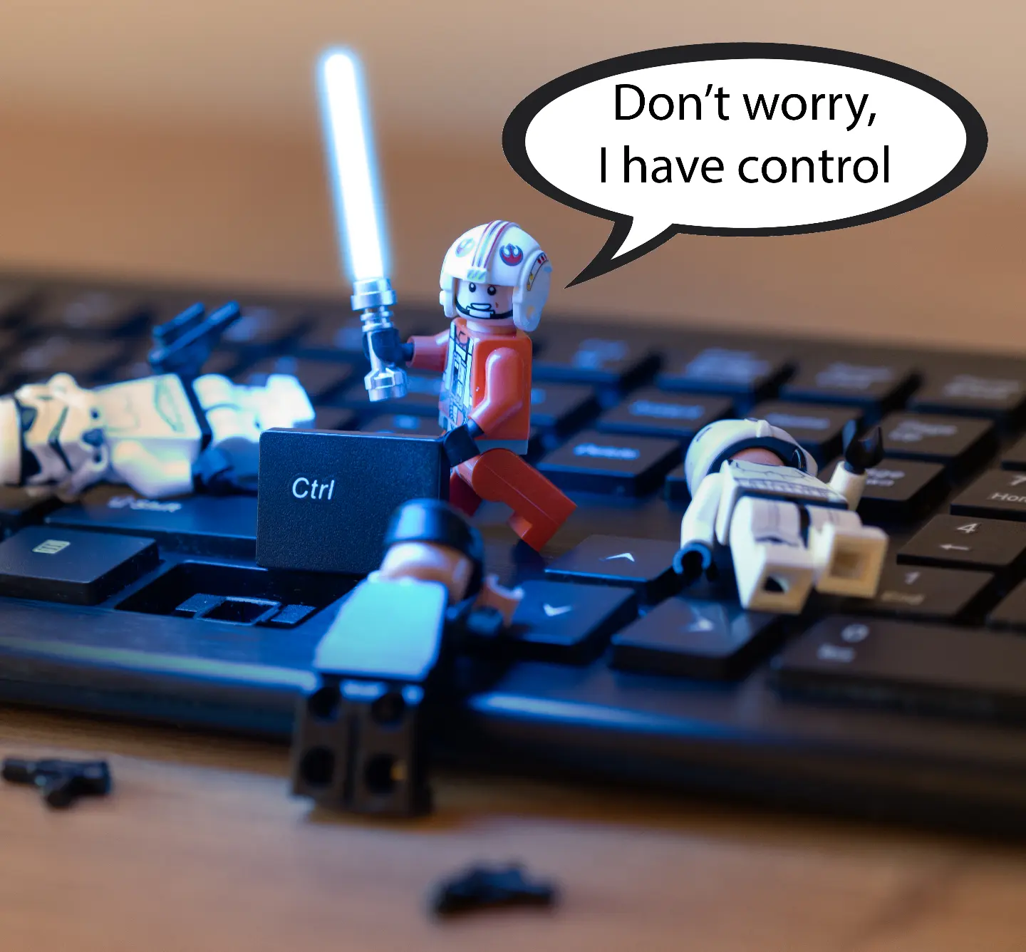 It's all good, Luke had control!!!