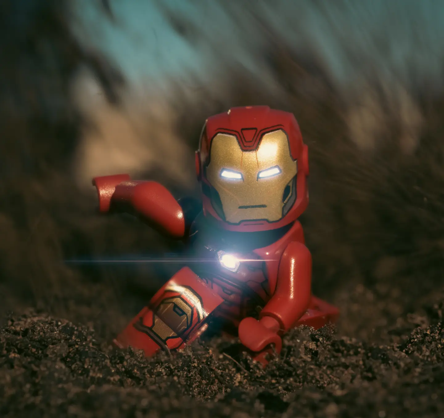 Super hero landing!